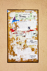 Image showing Bulletin board