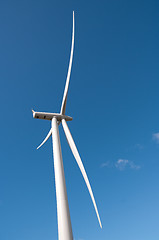 Image showing Single wind turbine detail