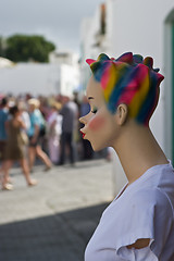 Image showing Colorful Mannequin