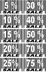 Image showing Set of bar codes