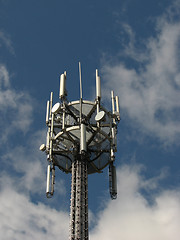 Image showing communication antenna 