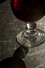 Image showing A glass of sangria