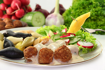 Image showing Swedish meatballs