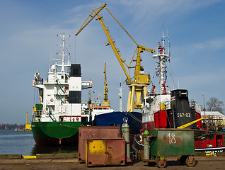 Image showing Ships at the quay