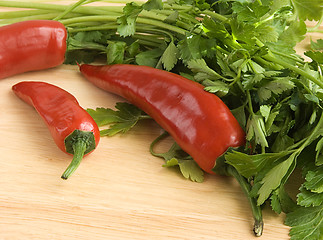 Image showing ChiIli & parsley I