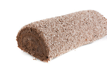 Image showing Chocolate Swiss roll