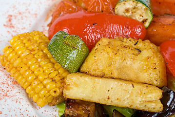 Image showing grilled vegetables