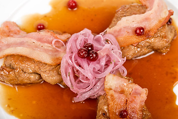 Image showing Roast pork meat