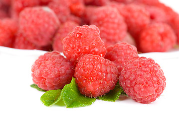 Image showing fresh raspberry