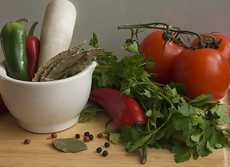 Image showing ChiIli, tomatoes & Spices I