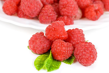 Image showing fresh raspberry