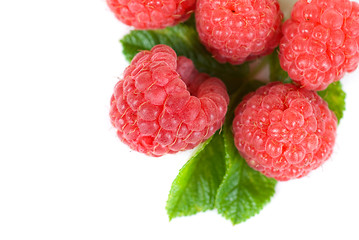 Image showing fresh raspberry