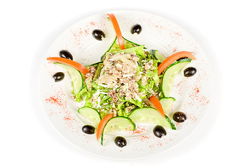 Image showing Salad of tuna fish