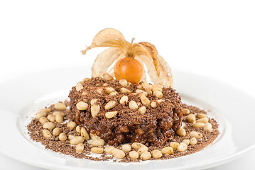 Image showing Chocolate risotto dessert