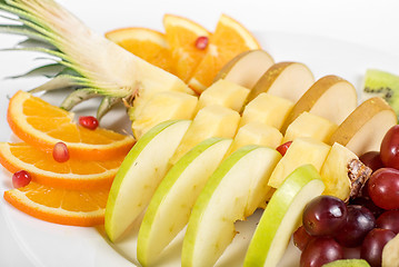 Image showing Fruit assortment closeup