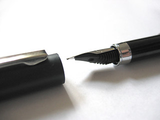 Image showing fountain writing pen