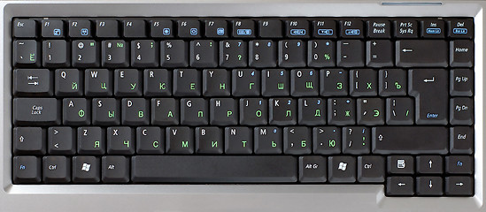 Image showing Notebook keyboard