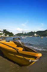 Image showing Boat on the beach