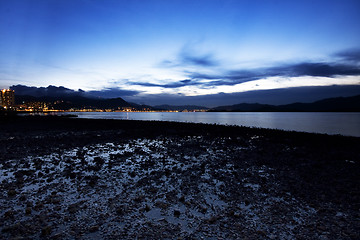 Image showing sunrise beach in hong kong