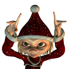 Image showing Christmas  elf