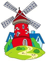 Image showing Cartoon mill