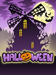 Image showing Mysterious Halloween mill 2