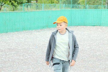 Image showing Boy at sports ground