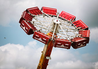 Image showing Red roundabout