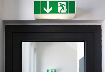 Image showing Exit door