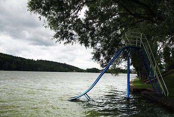 Image showing Pond in Jedovnice,  South Moravia, Czech Republic