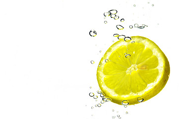 Image showing lemon splash