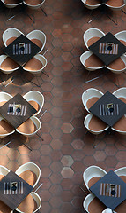 Image showing Empty restaurant terrace