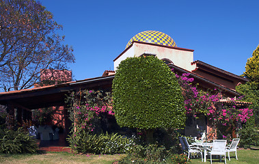 Image showing Terrace of hotel