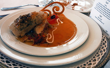 Image showing Meat with sauce