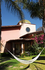 Image showing Terrace of hotel