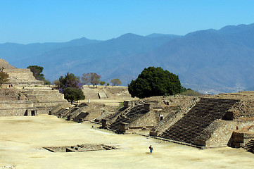 Image showing Ruins, Monte Alban, Mexico