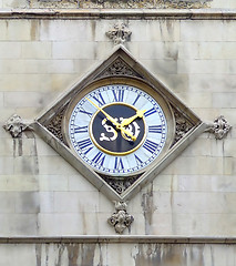 Image showing Clock on a building