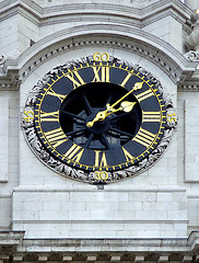 Image showing Clock on a church