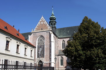 Image showing Building of Monastery at Mendel square in Brno, Czech Republic