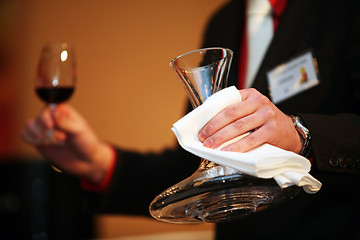 Image showing Man with wine glass