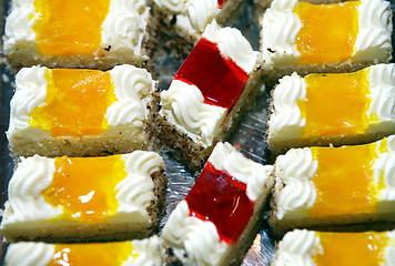 Image showing Sweet colorful desserts