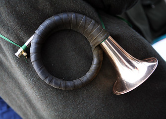 Image showing Hunting horn