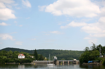 Image showing Landscape with lake