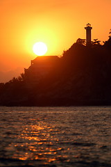 Image showing Beach during the sunset, Puerto Escondido, Mexico