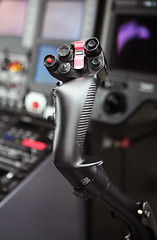Image showing Cockpit of helicopter