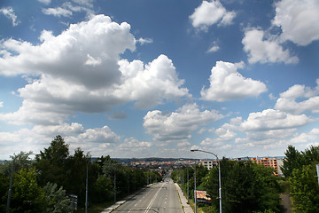 Image showing City road