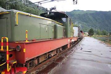 Image showing Old train in Norway.