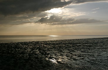 Image showing Black beach