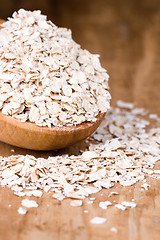 Image showing oat flakes