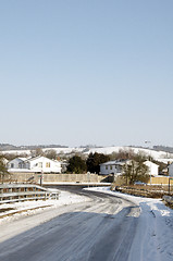 Image showing Winter lane